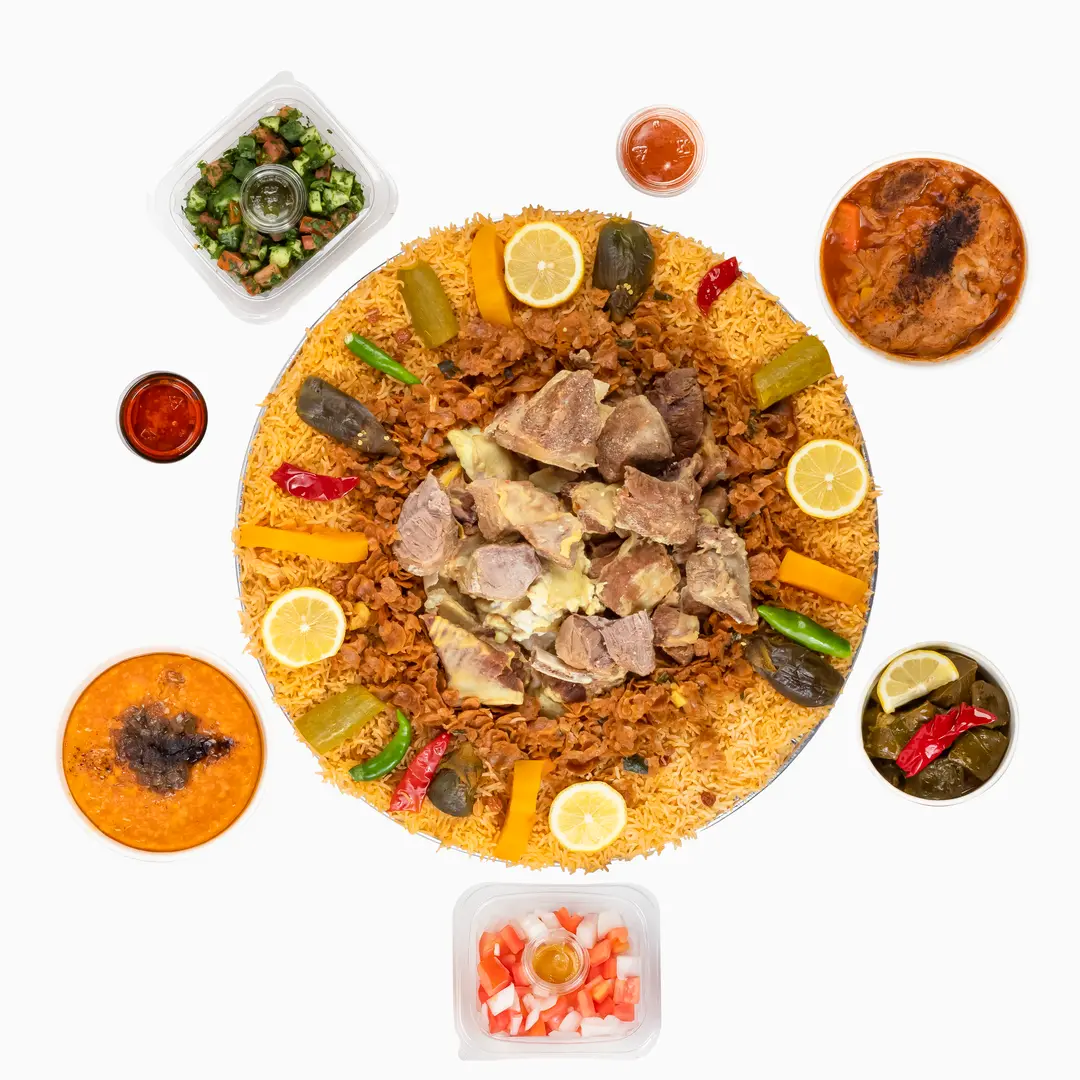 Large Hail Gathering Hashi meat